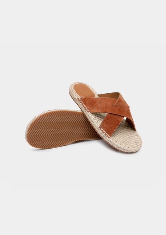 Men's Resort Sandals in Caramel – view 2
