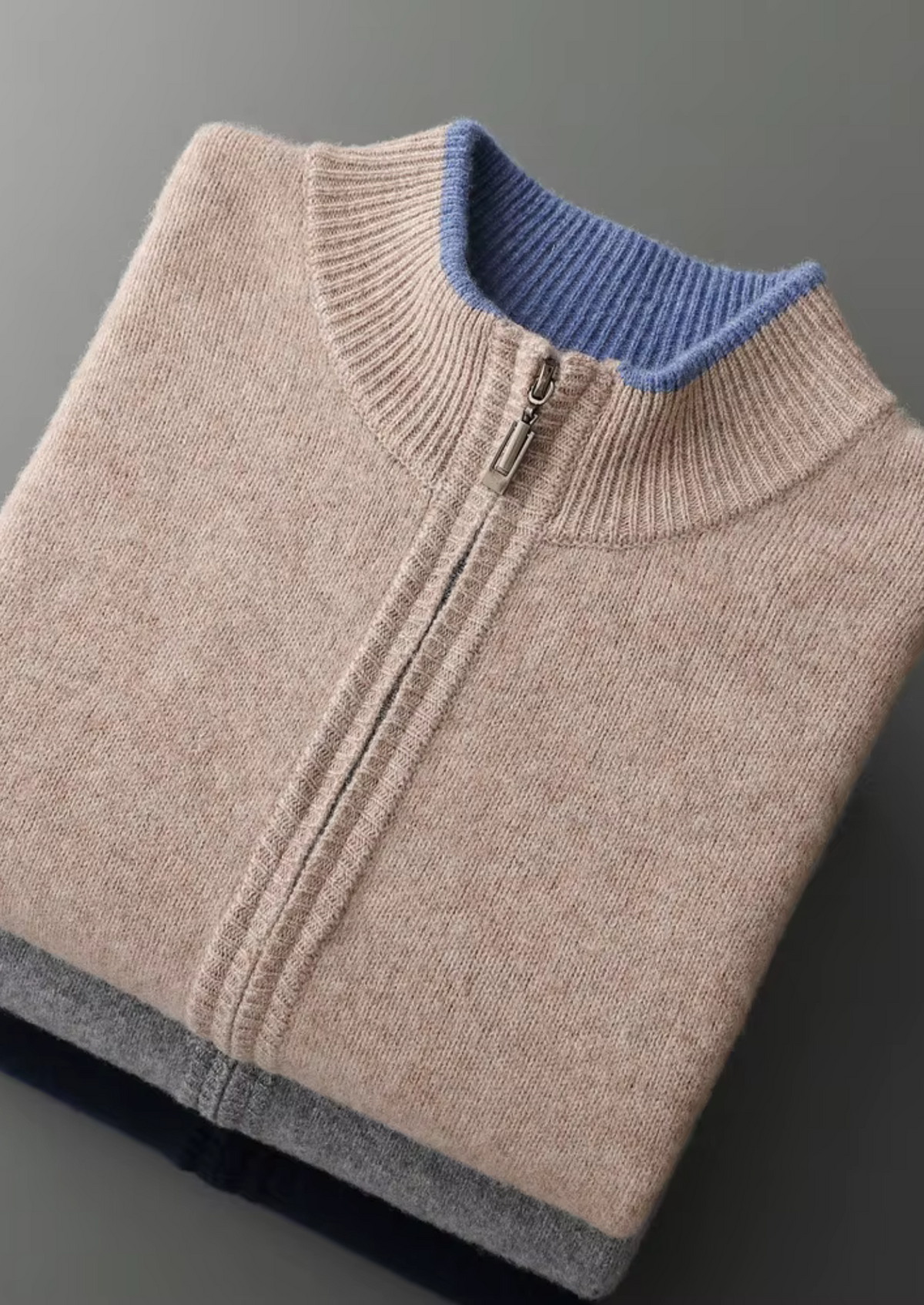 Men's Extra-Fine Merino Wool Zip Cardigan – view 14