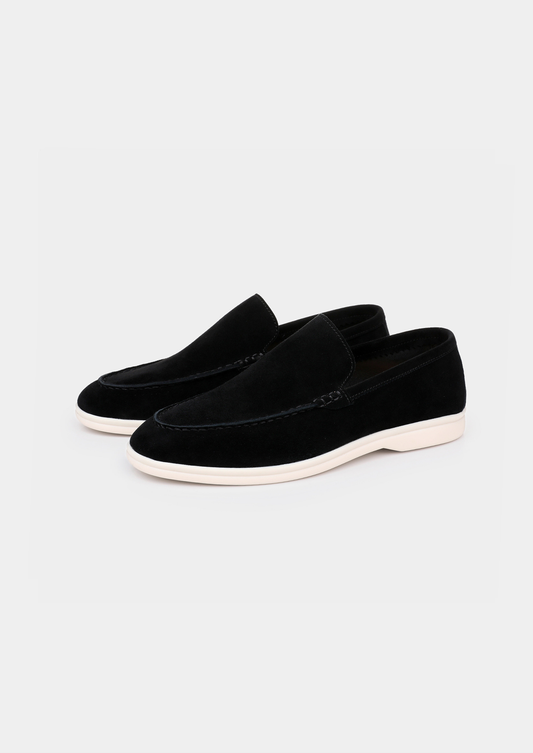 Marina Men's Slip-On Loafers in Black – view 1