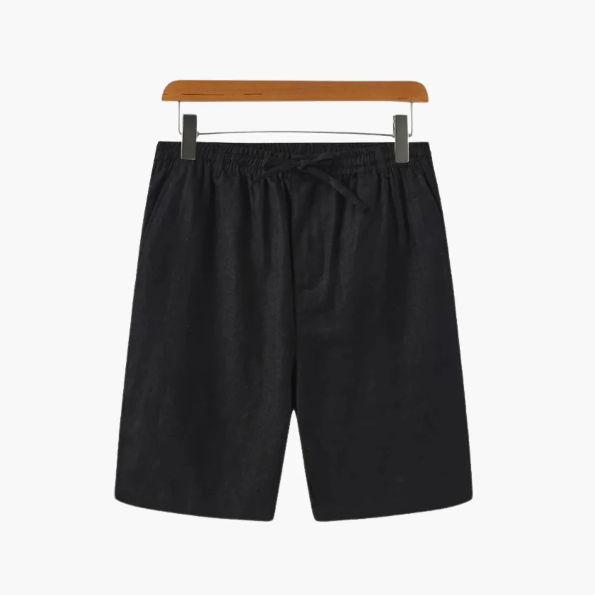 Como Men's Linen Shorts – Adjustable Drawstring Waist, Relaxed Tailored Fit, Breathable Warm-Weather Linen
