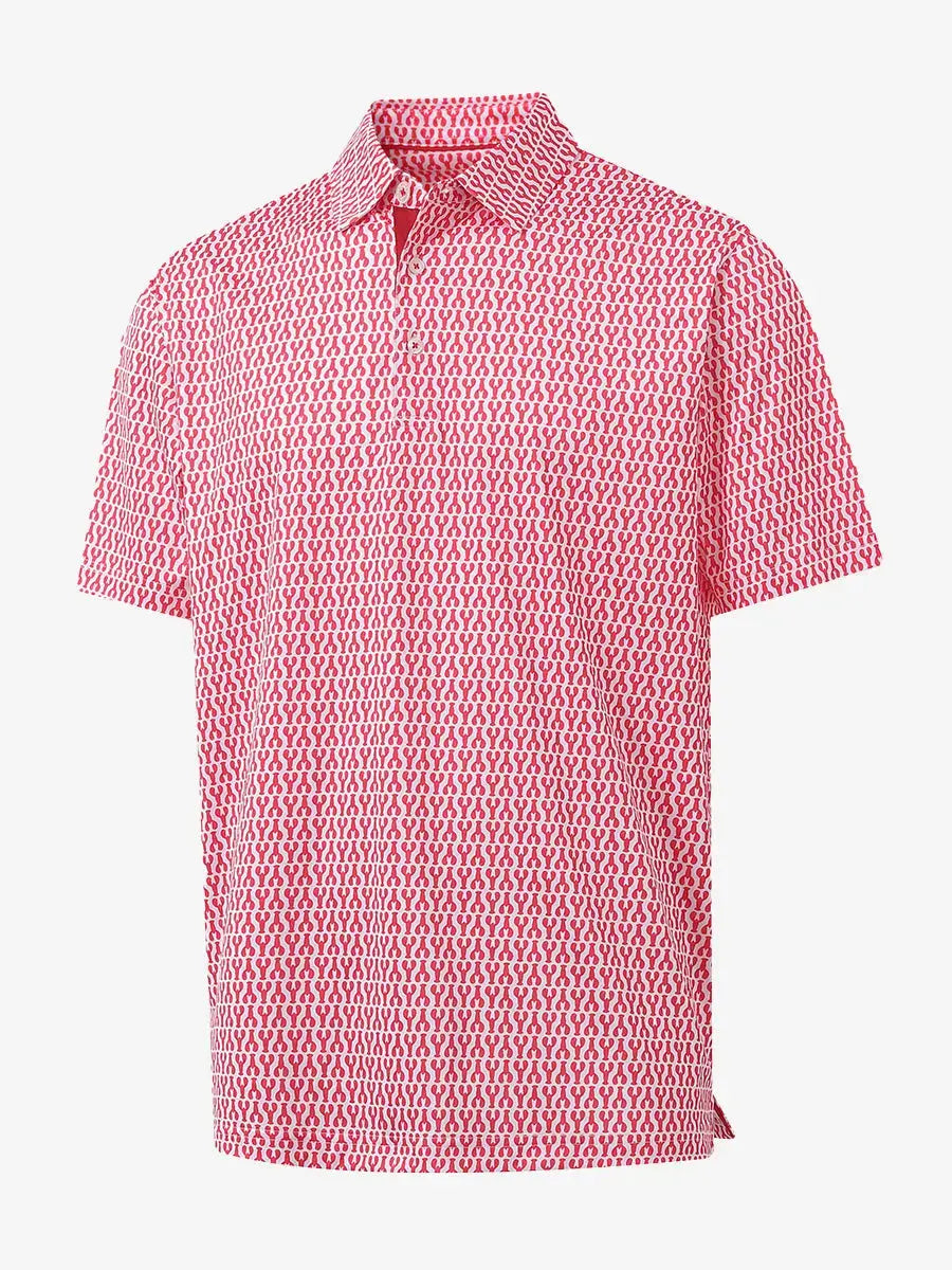 Men's Printed Golf Polo Shirt – view 8