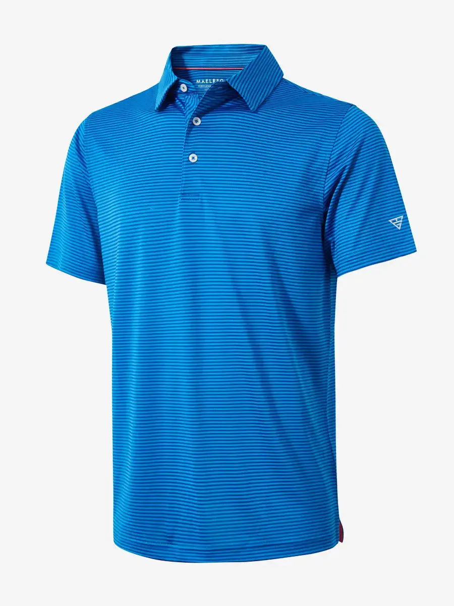 Youth Striped Performance Polo Shirt – view 52