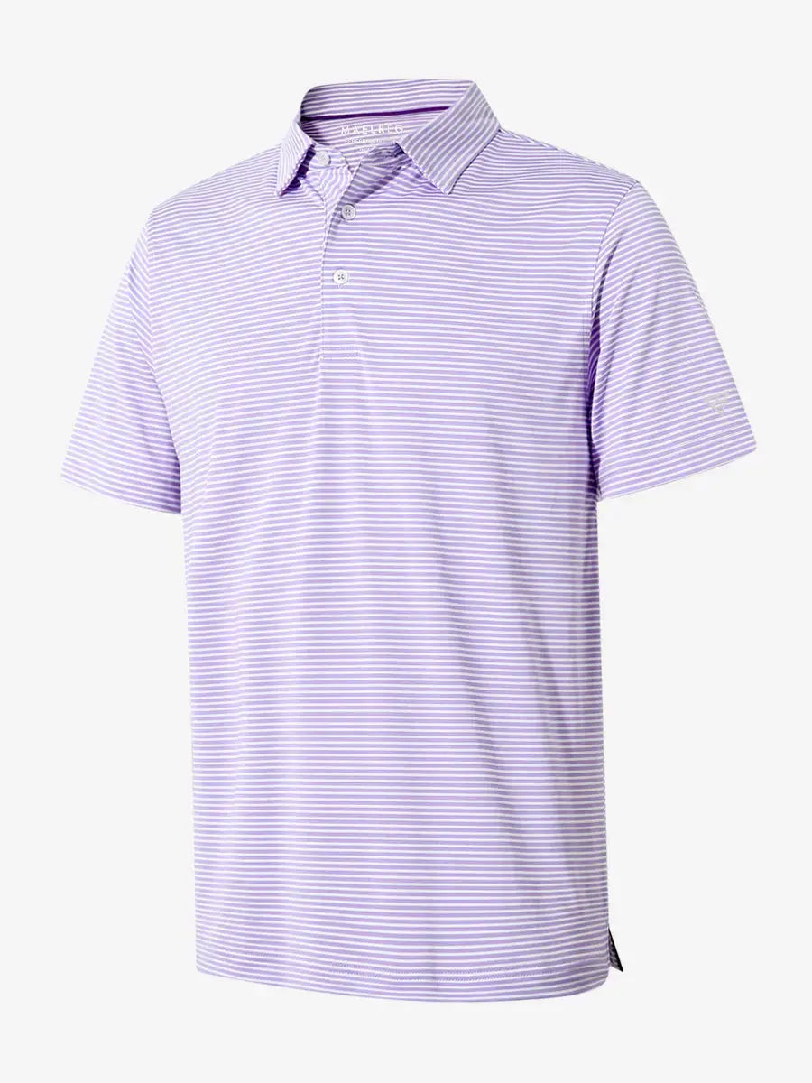 Youth Striped Performance Polo Shirt – view 16