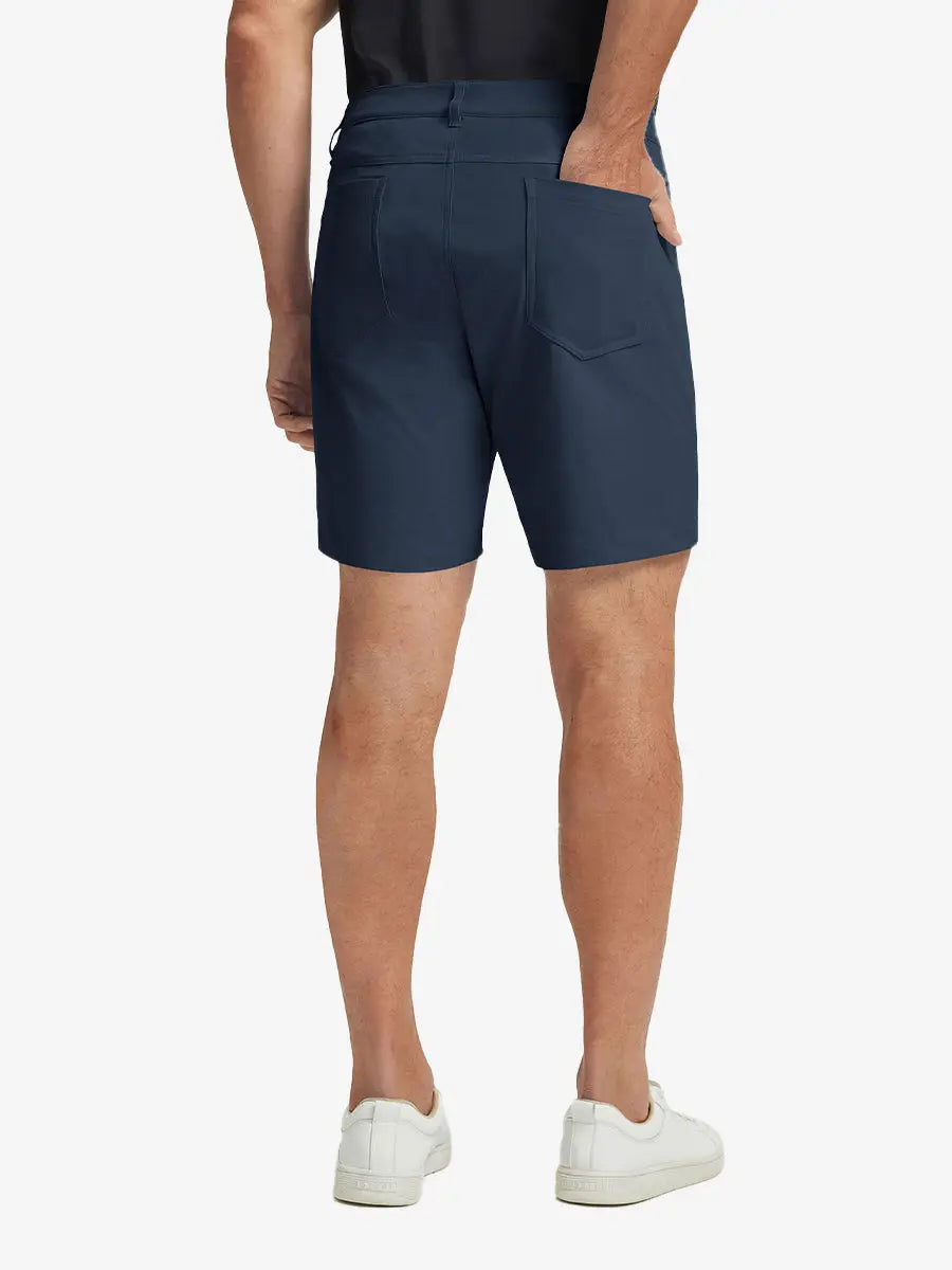 Men's Stretch Performance Golf Shorts – Breathable Moisture-Wicking Fabric, Belt Loops, 7 or 9 Inch Inseam – view 3