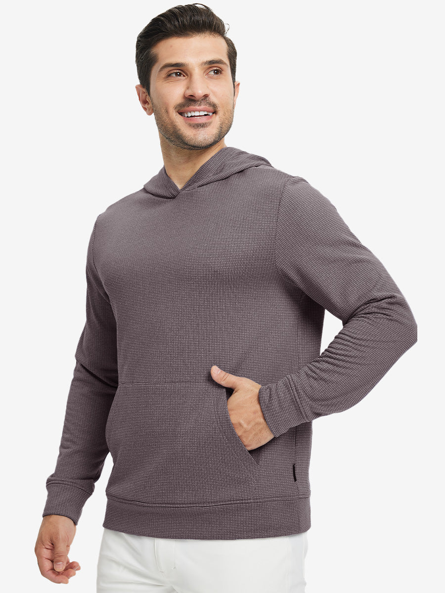 Men's Grid Fleece Lined Pullover Hoodie – view 14