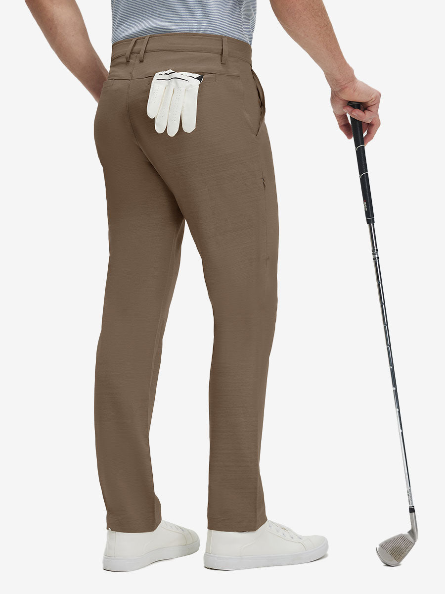 Men's Straight Fit Lightweight Golf Trousers – view 2