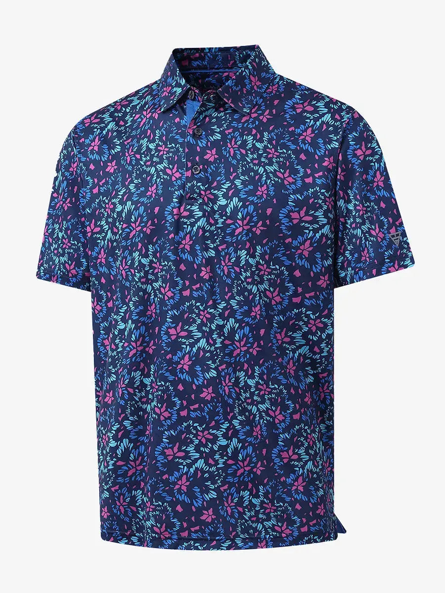Men's Printed Performance Golf Polo Shirt – view 26