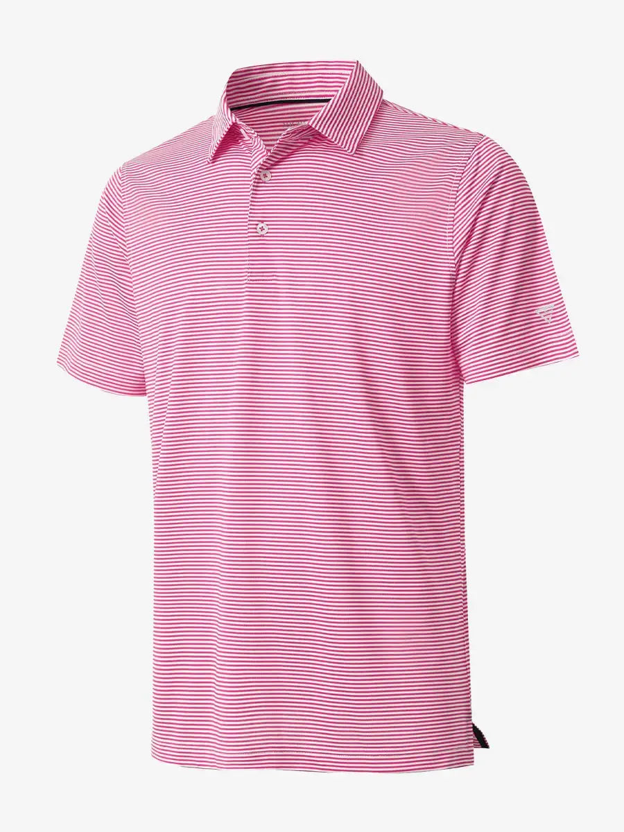 Youth Striped Performance Polo Shirt – view 34