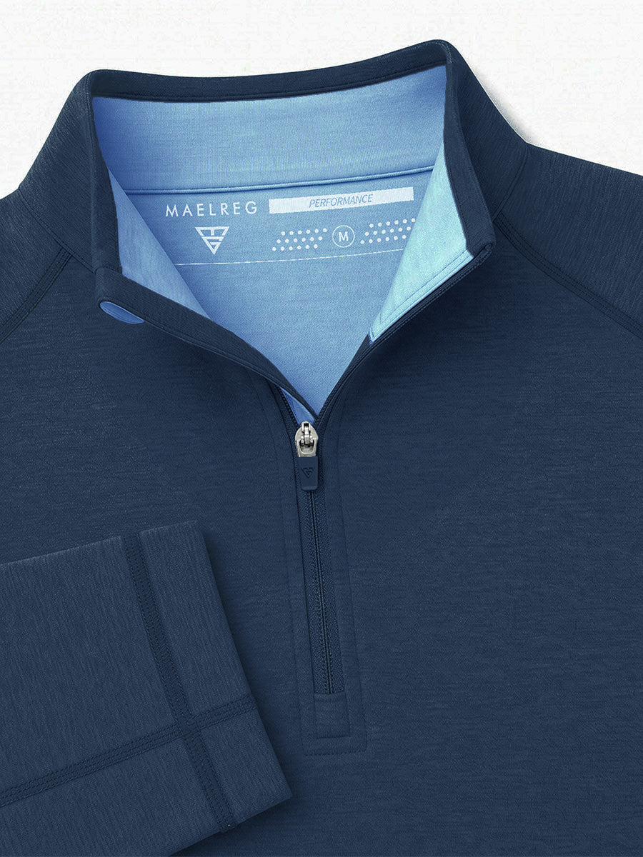 Men's Heather Athletic Quarter Zip Sweatshirt – view 37