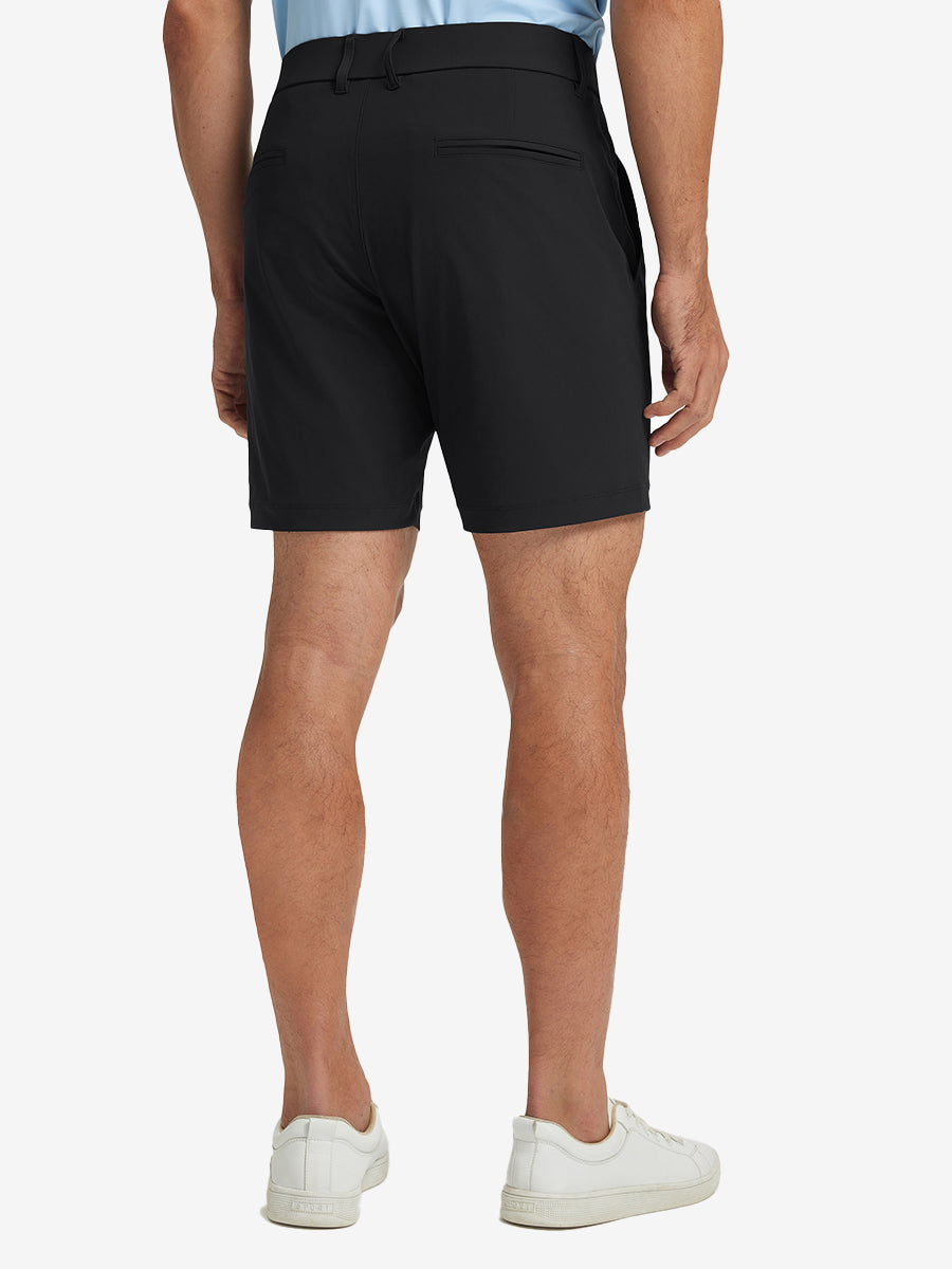 Men's Quick-Dry Casual Shorts with 4 Pockets – Moisture-Wicking 4-Way Stretch, Wrinkle-Resistant, 7 Inch Inseam – view 2