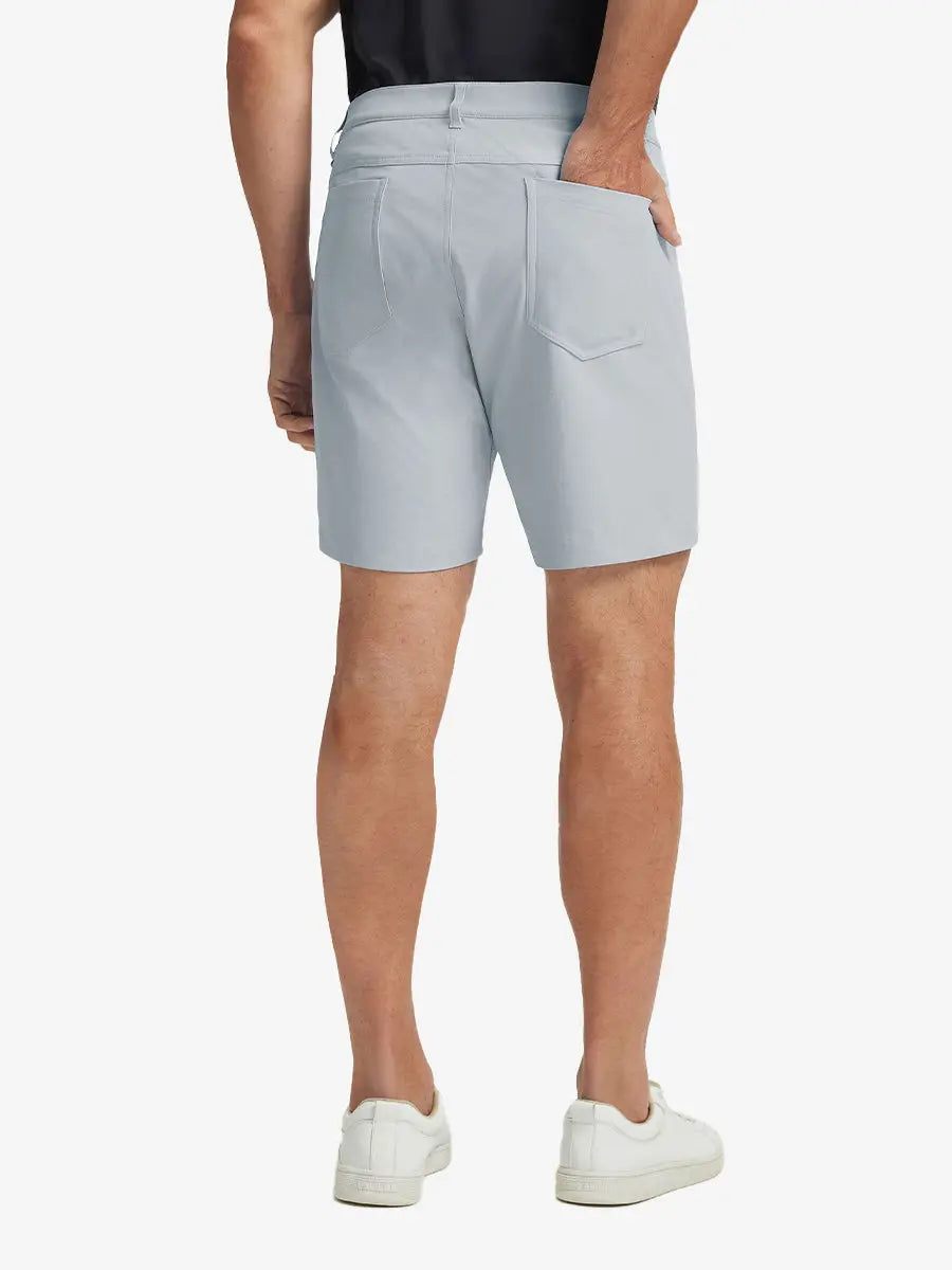 Men's Stretch Performance Golf Shorts – Breathable Moisture-Wicking Fabric, Belt Loops, 7 or 9 Inch Inseam – view 7