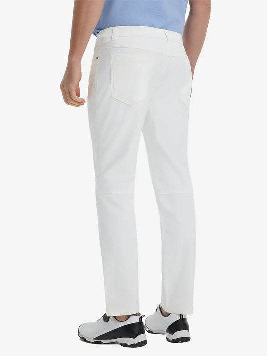 Men's Stretch Plain Everyday Trousers – Skin-Friendly Lightweight Fabric, Soft Touch, High Elasticity