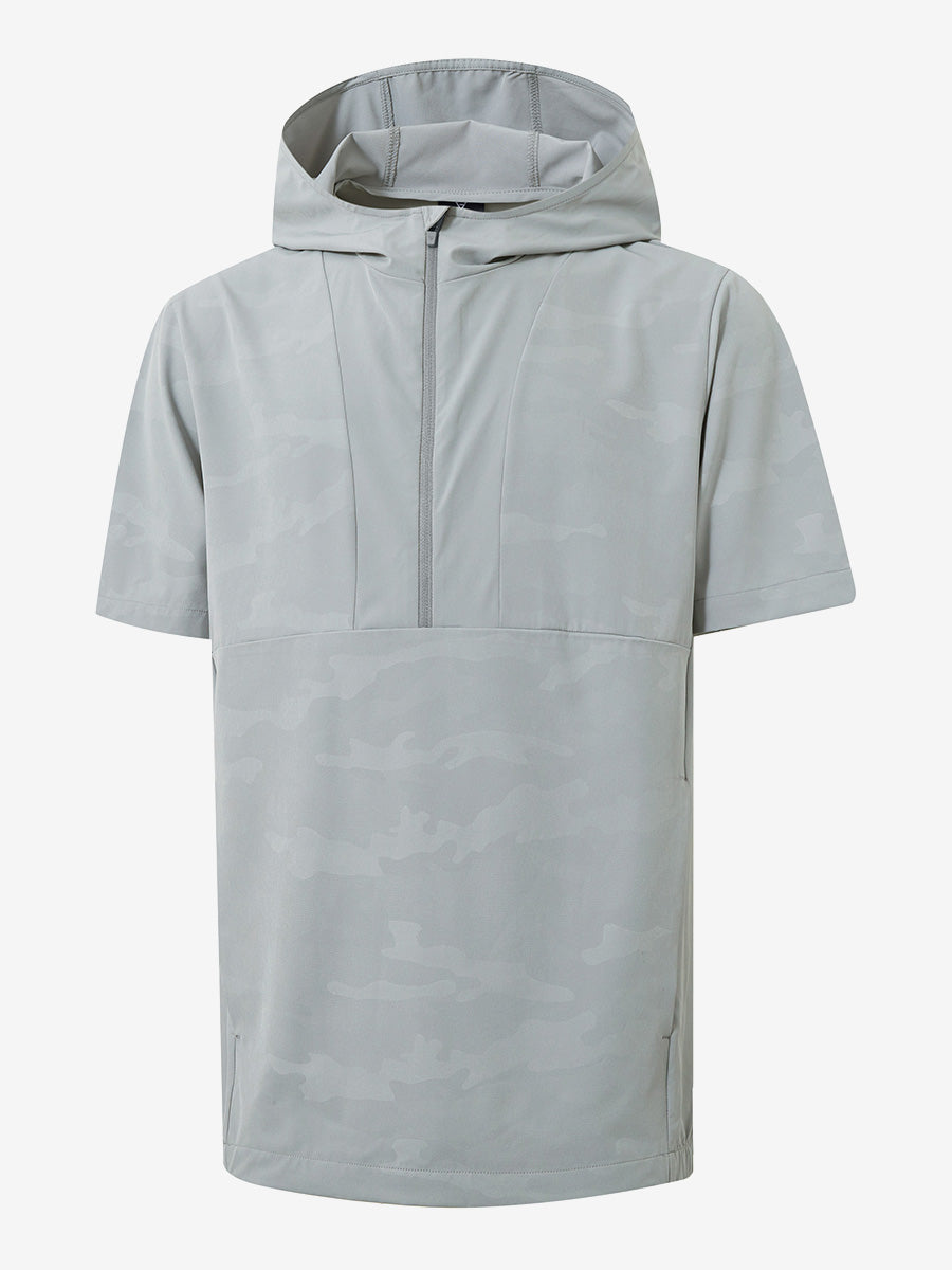 Men's Short Sleeve Quarter Zip Hoodie – view 30