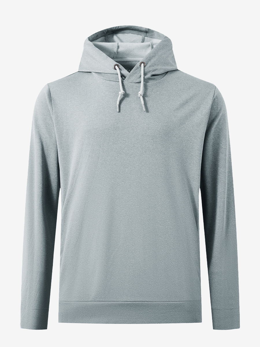Men's Heather Pullover Hoodie with Two Pockets – view 2