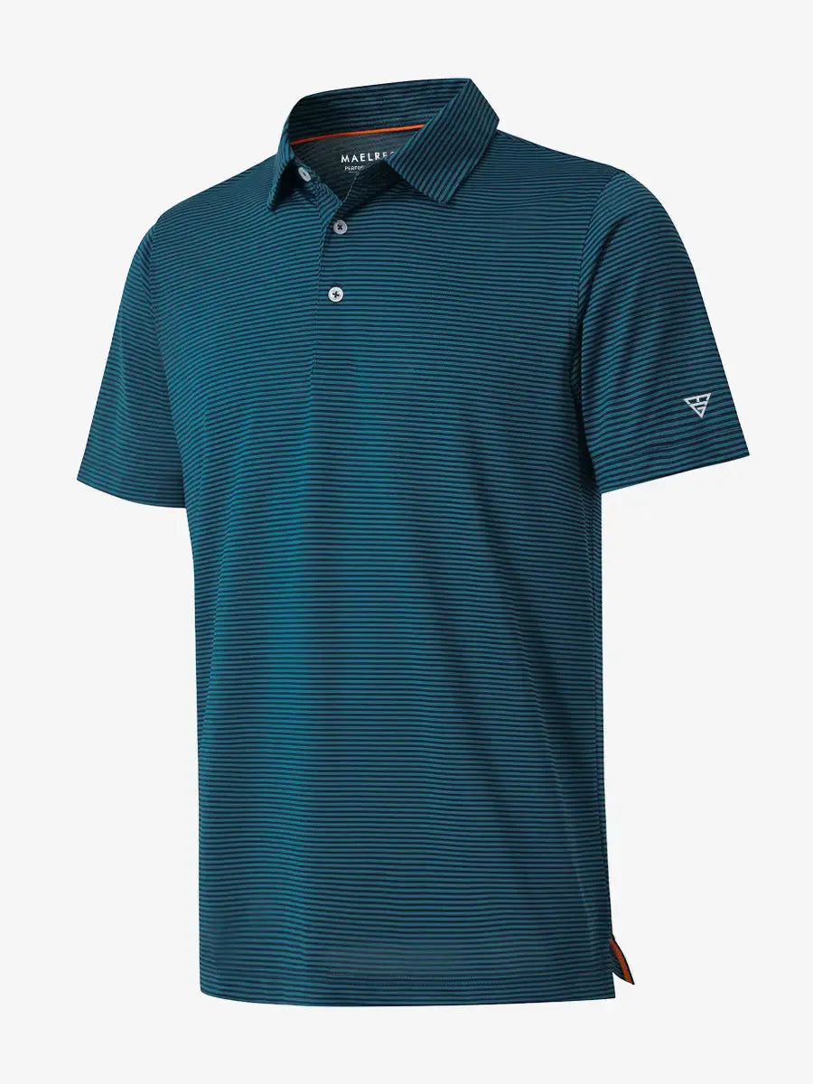 Youth Striped Performance Polo Shirt – view 40
