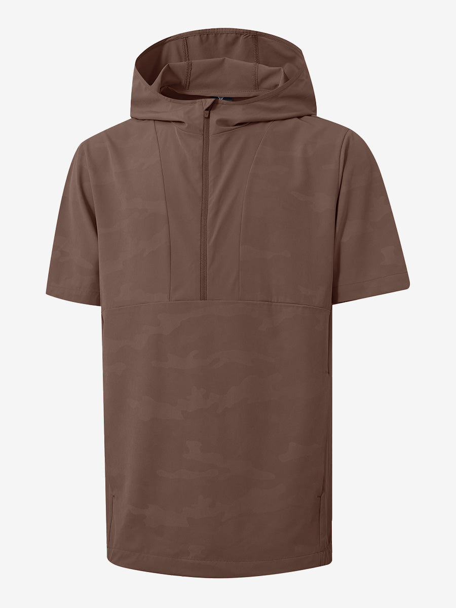 Men's Short Sleeve Quarter Zip Hoodie – view 23