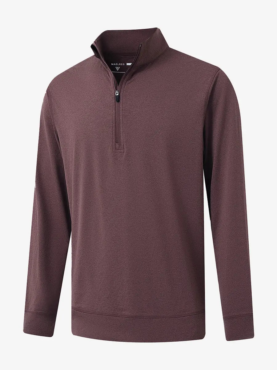 Men's Melange Quarter Zip Pullover – view 31