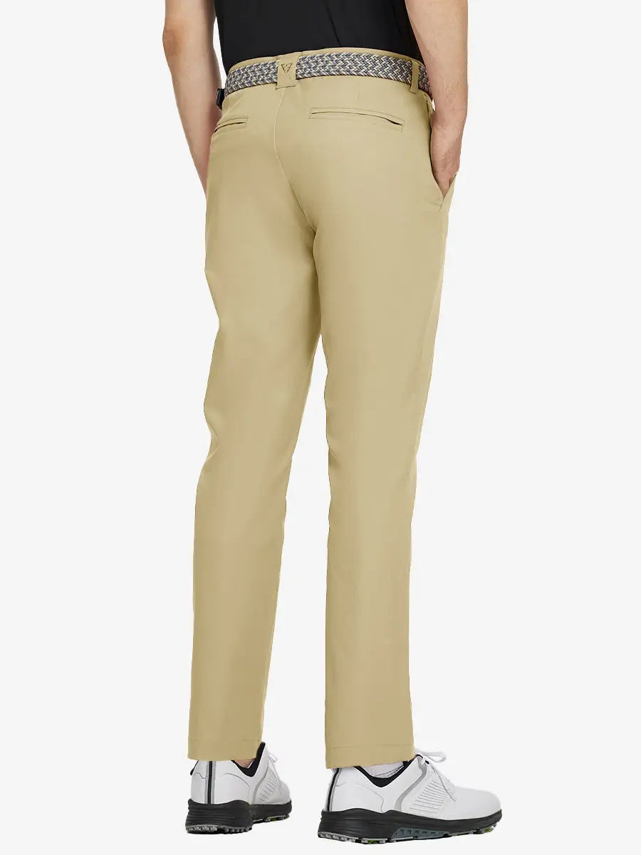 Men's Water-Resistant Everyday Chino Trousers – Moisture-Wicking, UPF 30+ | Cranberry, Dark Grey, Glacier Grey, Khaki – view 17