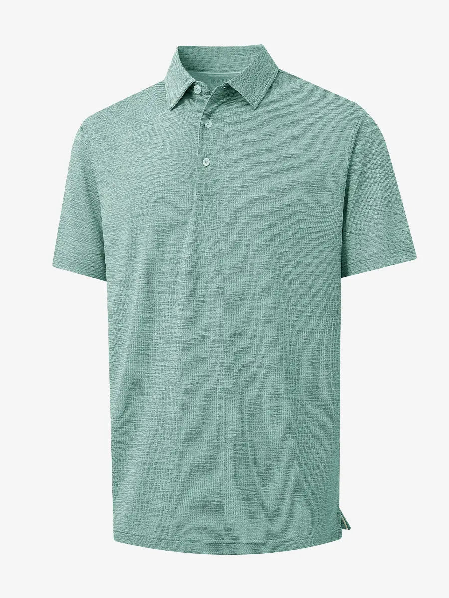 Men's Stretch Heather Golf Polo Shirt – view 3