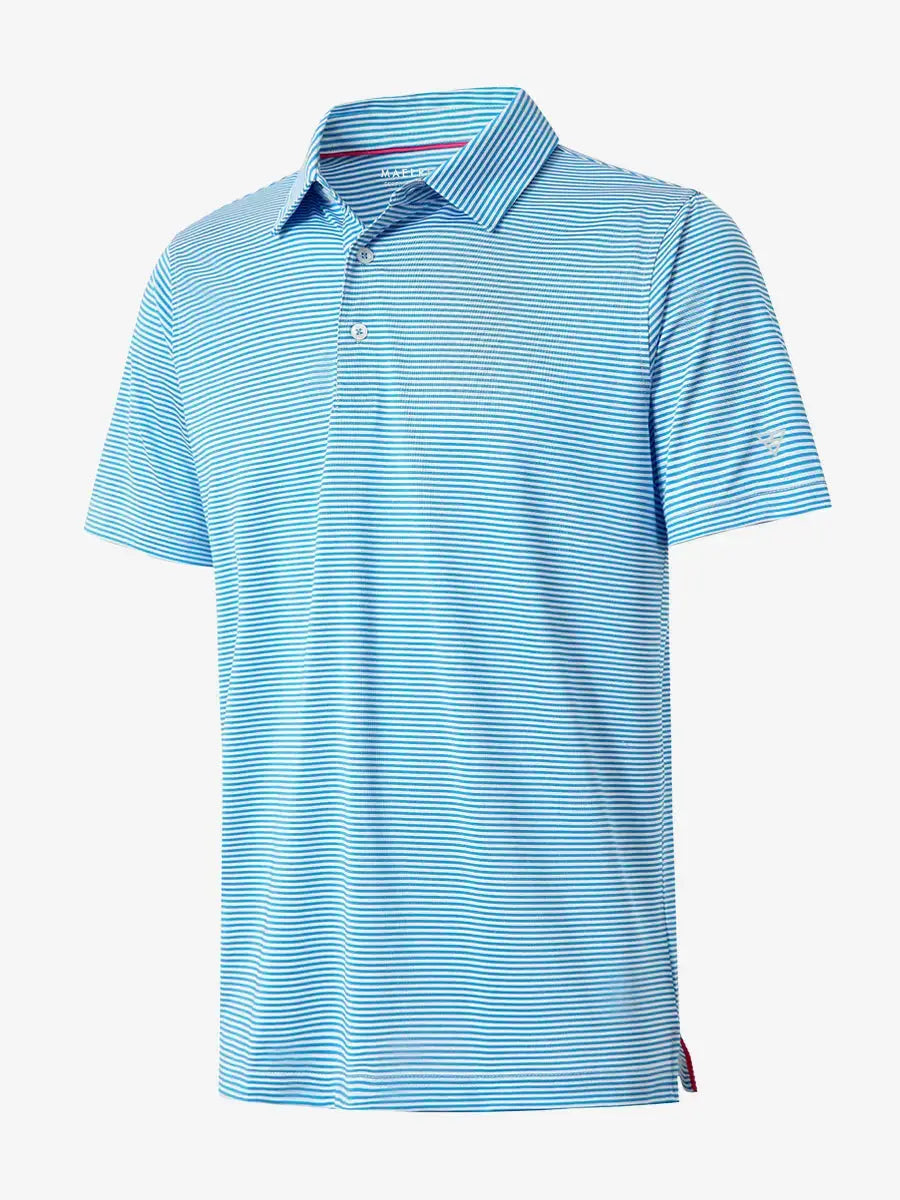 Youth Striped Performance Polo Shirt – view 58