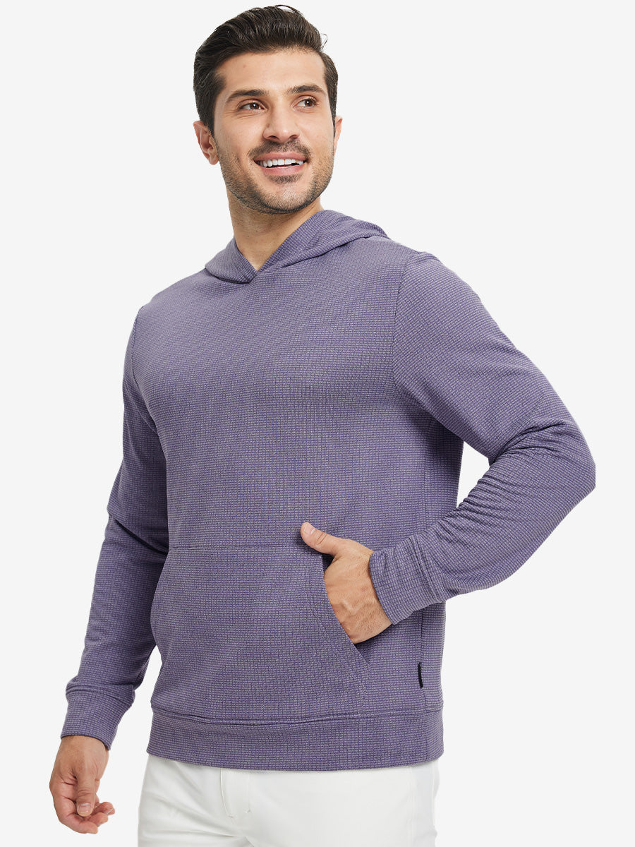 Men's Grid Fleece Lined Pullover Hoodie – view 32