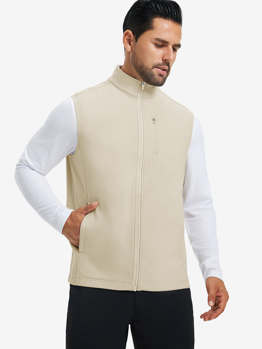 Men's Water-Resistant Fleece Golf Vest – view 3