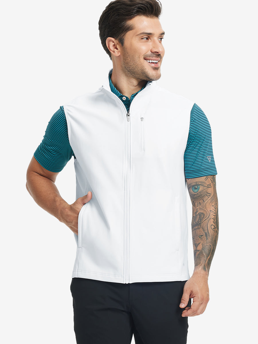 Men's Water-Resistant Fleece Golf Vest – view 9