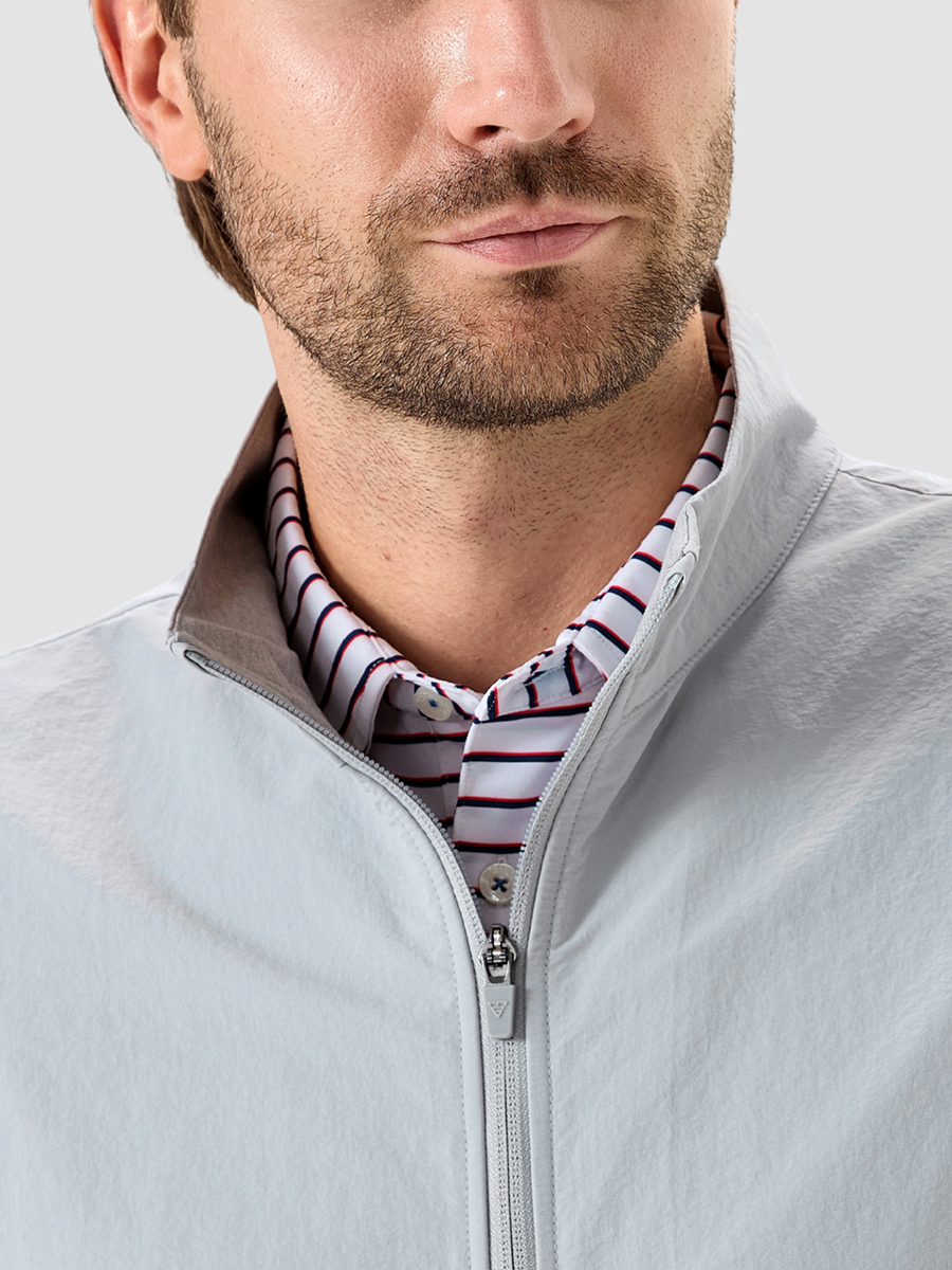 Men's Colour Block Full-Zip Golf Gilet – view 26