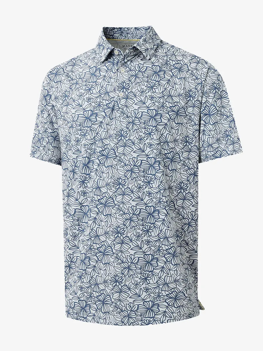 Men's Heather Print Golf Polo Shirt – view 10