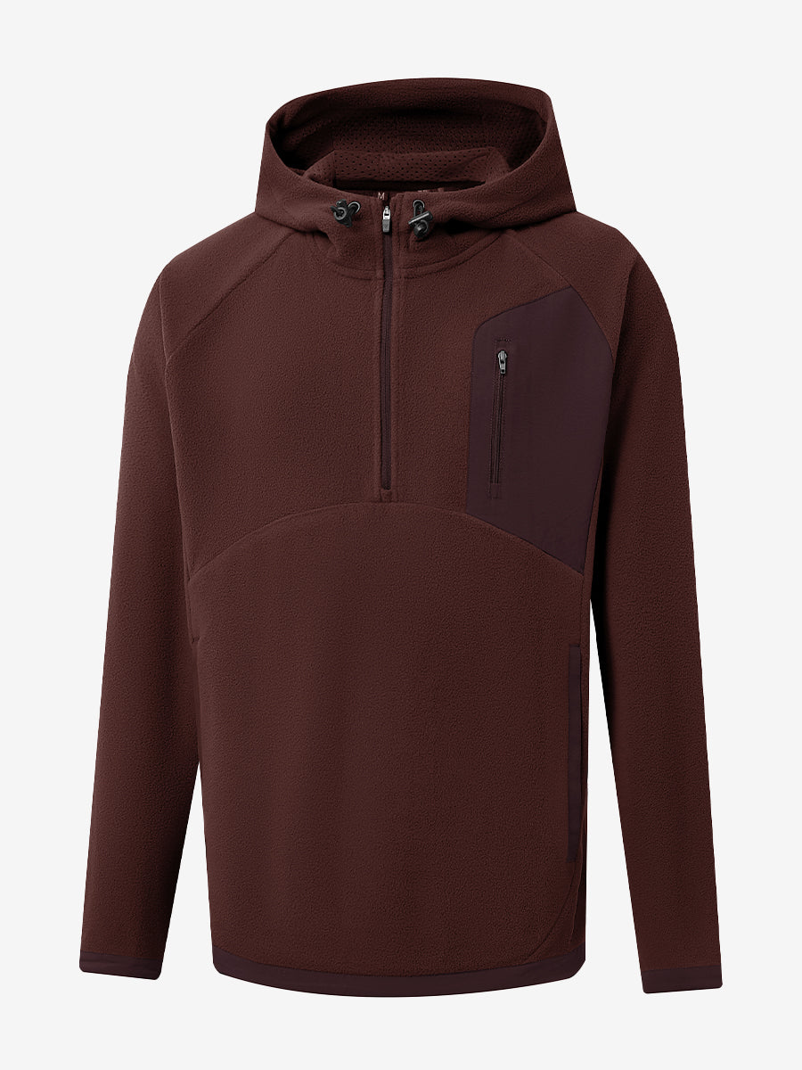 Men's Polar Fleece Quarter Zip Hoodie – view 7