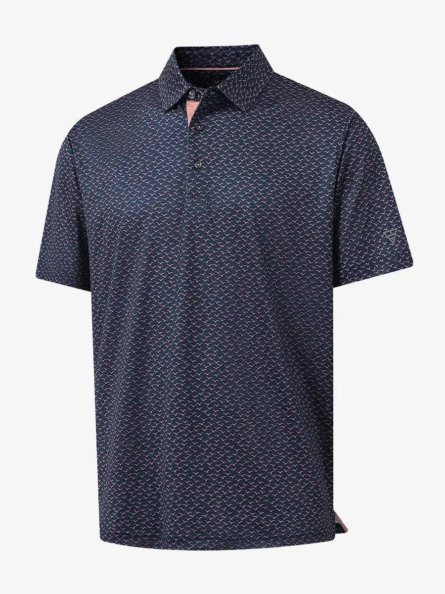 Men's Printed Performance Golf Polo Shirt – view 20