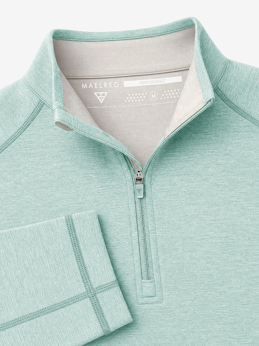 Men's Heather Athletic Quarter Zip Sweatshirt – view 51