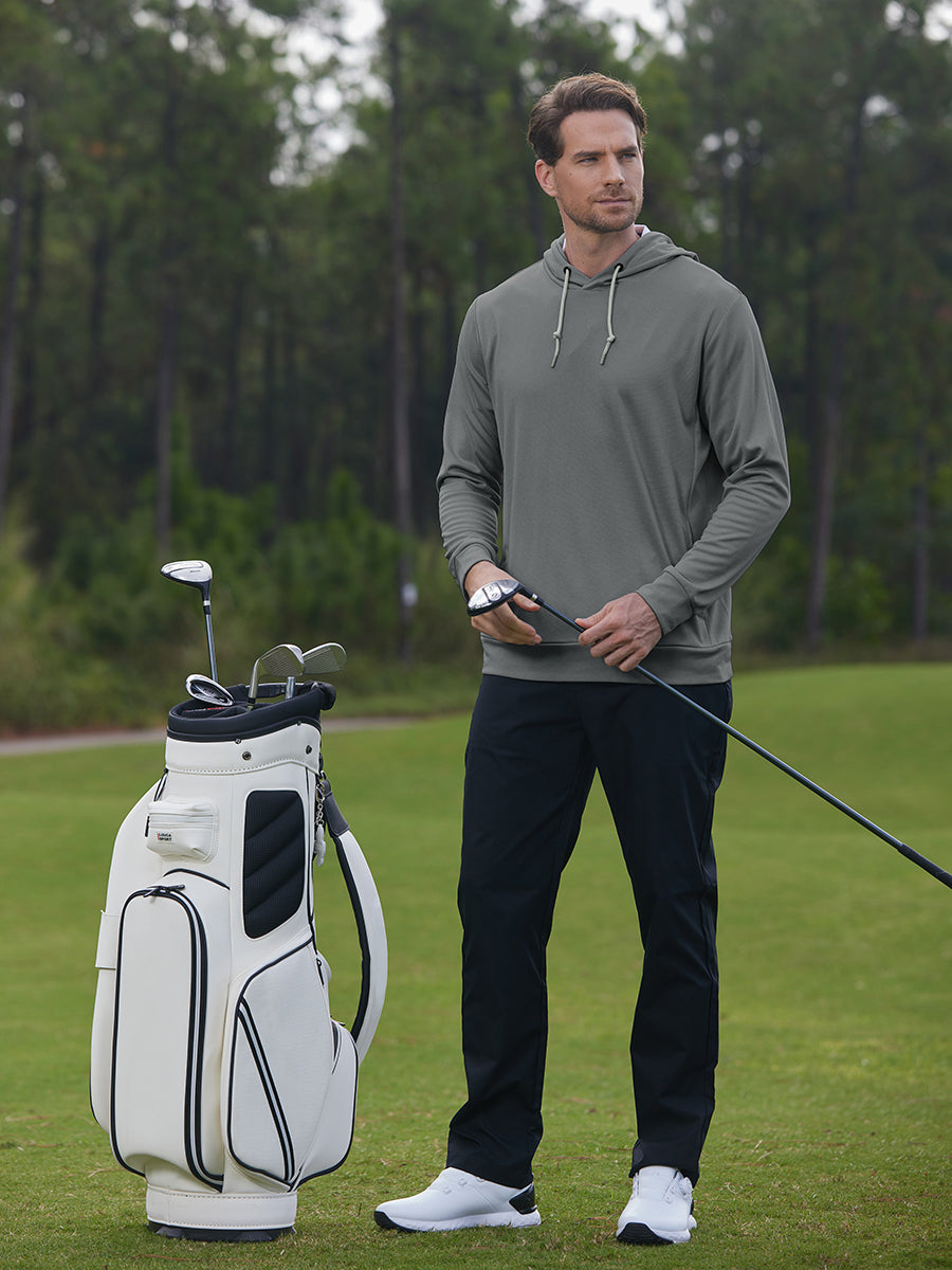 Men's Heather Pullover Hoodie with Two Pockets – view 35
