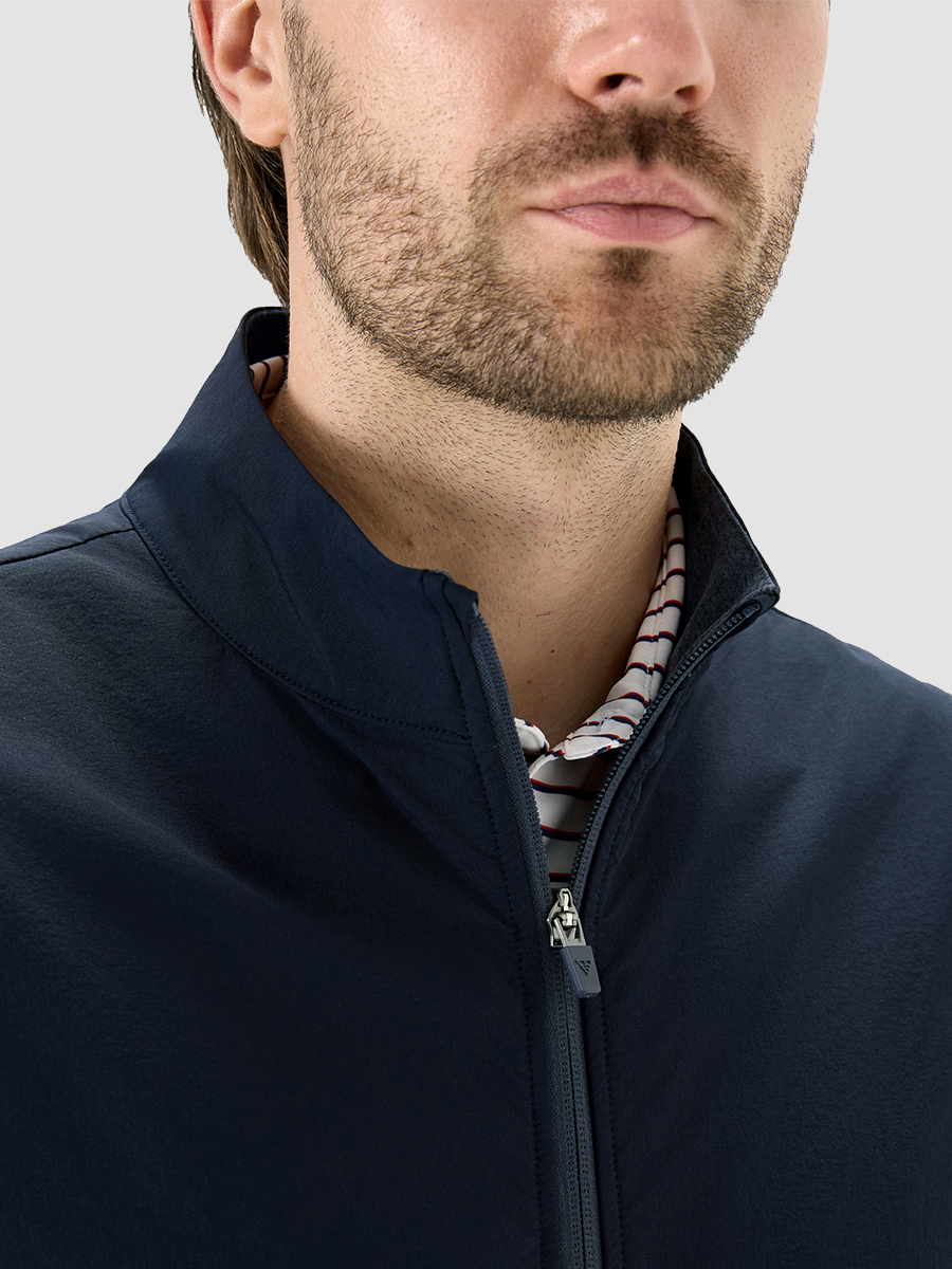 Men's Colour Block Full-Zip Golf Gilet – view 34
