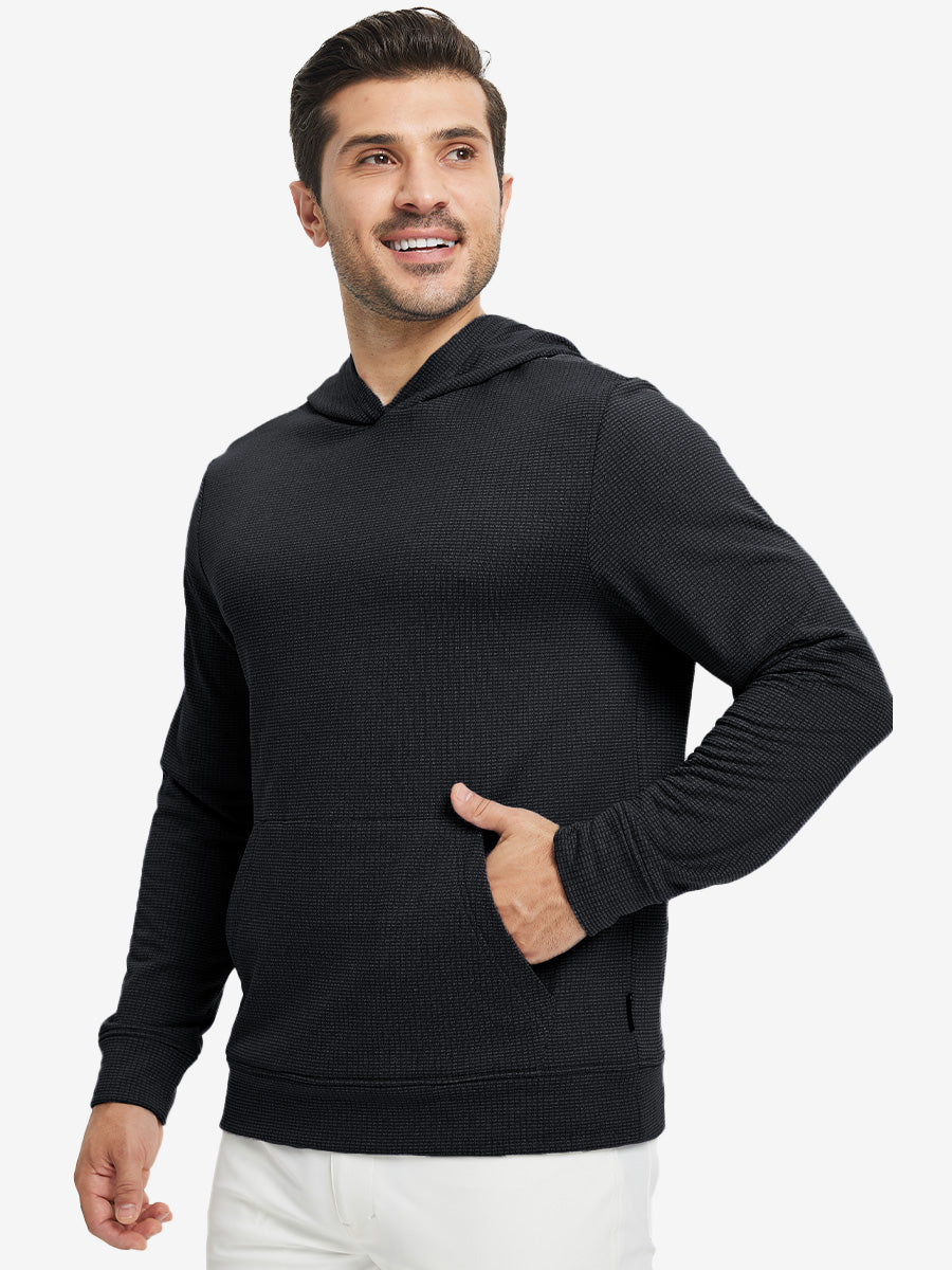 Men's Grid Fleece Lined Pullover Hoodie – view 8