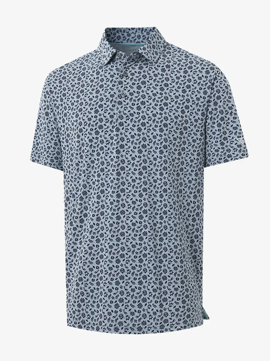 Men's Heather Print Golf Polo Shirt – view 27
