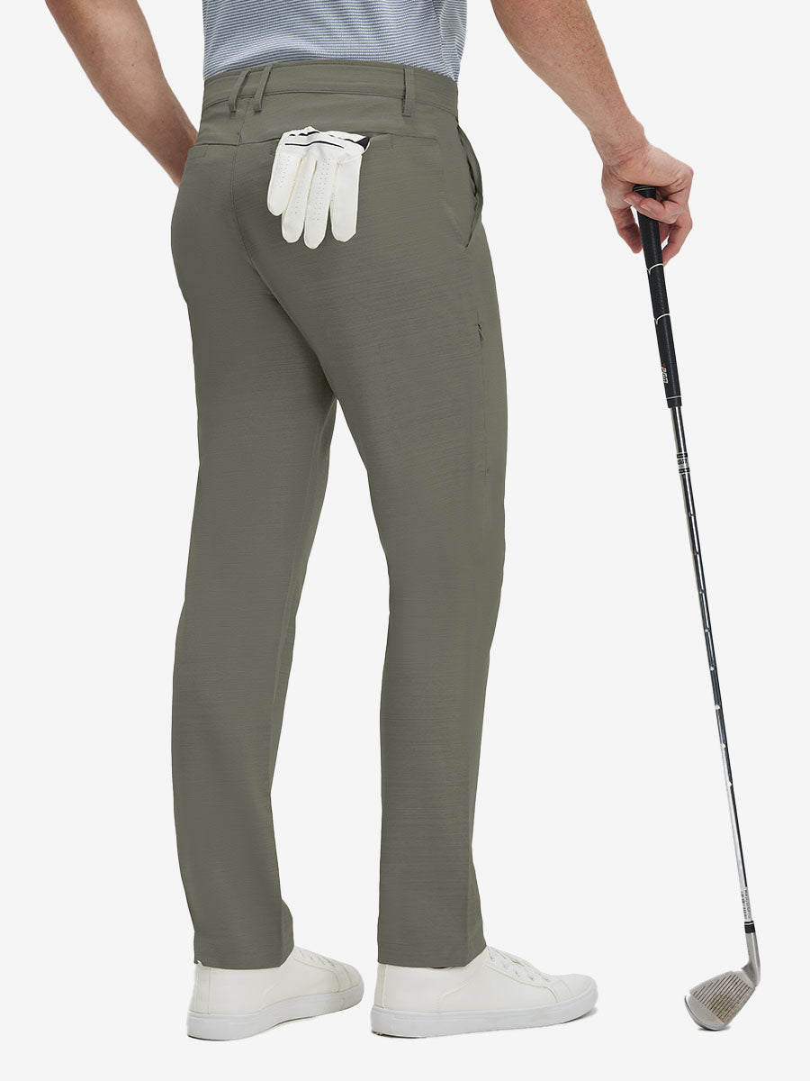 Men's Straight Fit Lightweight Golf Trousers – view 10