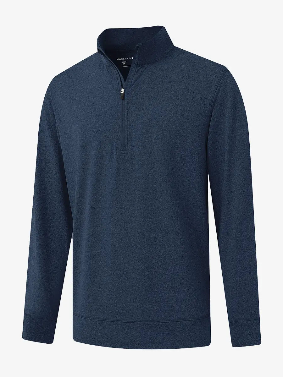 Men's Melange Quarter Zip Pullover – view 37
