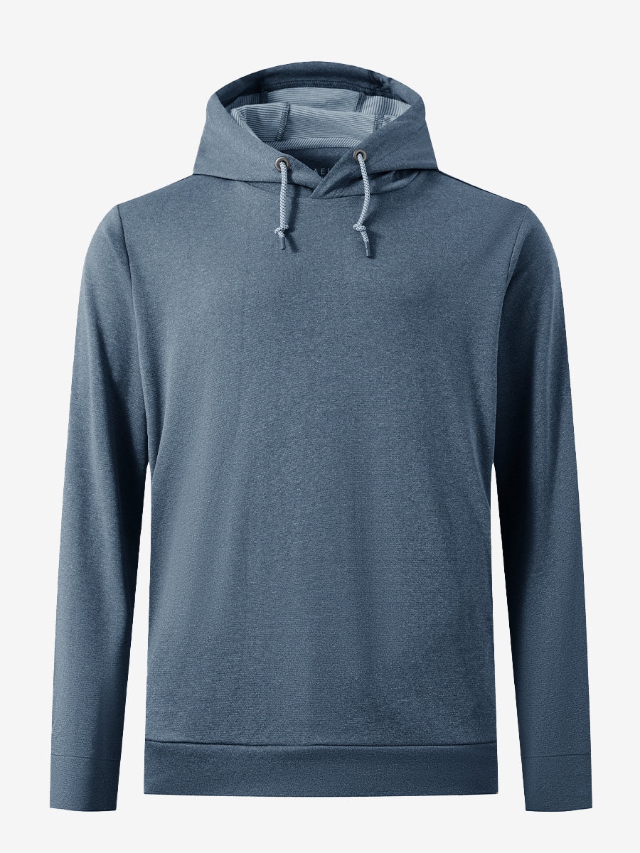 Men's Heather Pullover Hoodie with Two Pockets – view 7