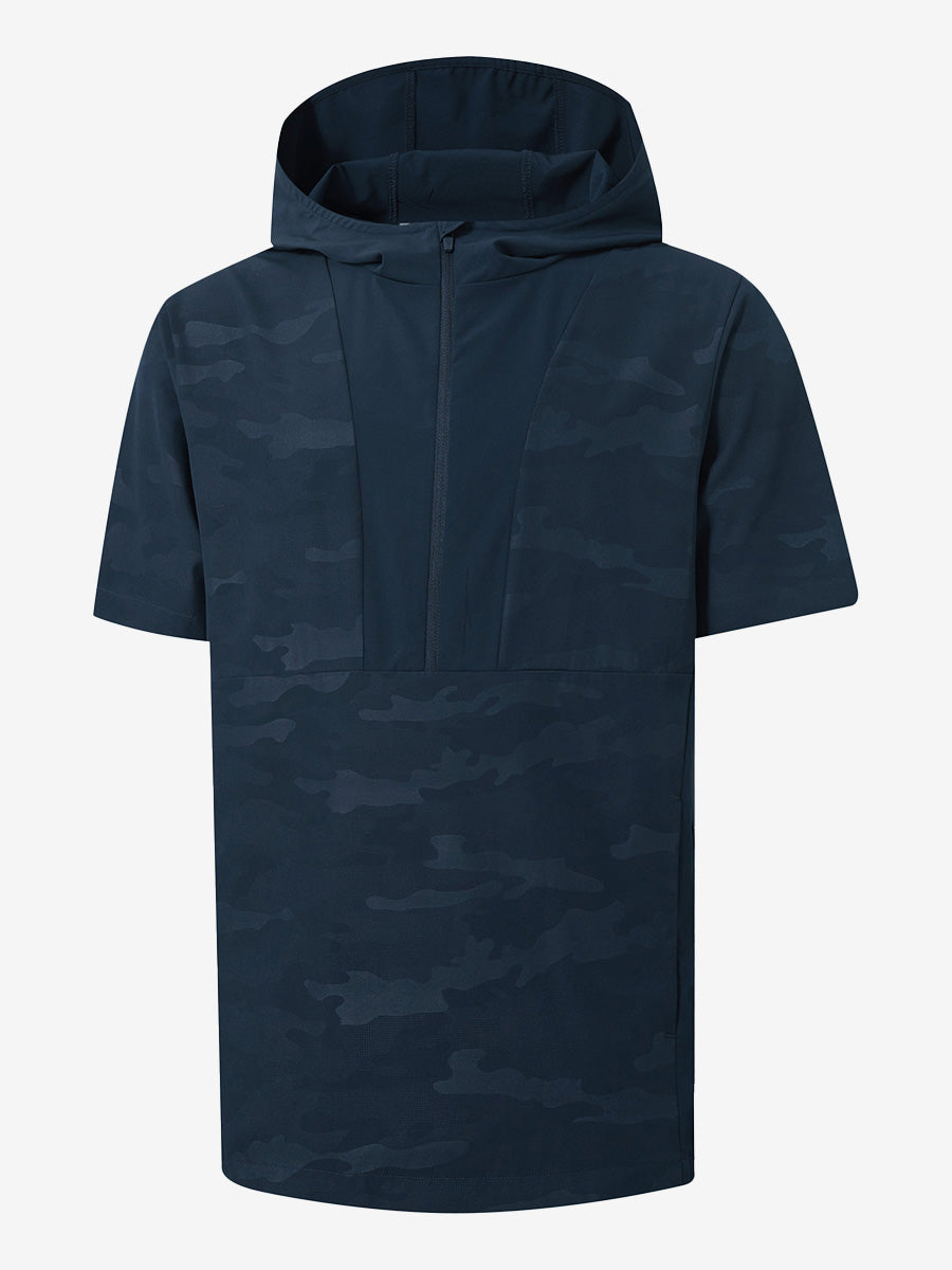 Men's Short Sleeve Quarter Zip Hoodie – view 44