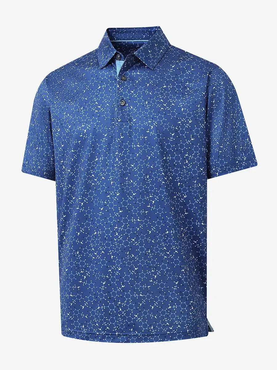 Men's Printed Golf Polo Shirt – view 44