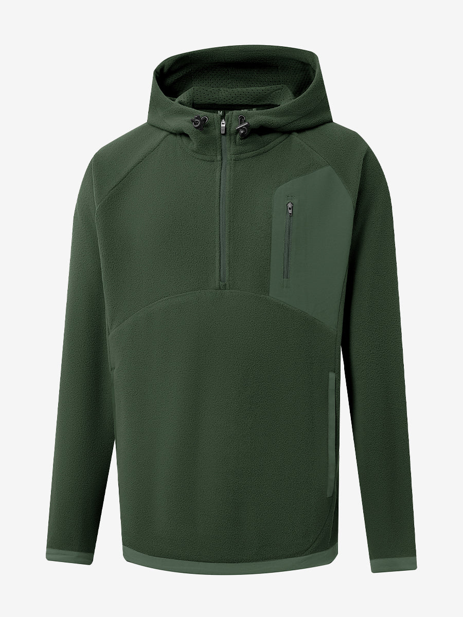 Men's Polar Fleece Quarter Zip Hoodie – view 13