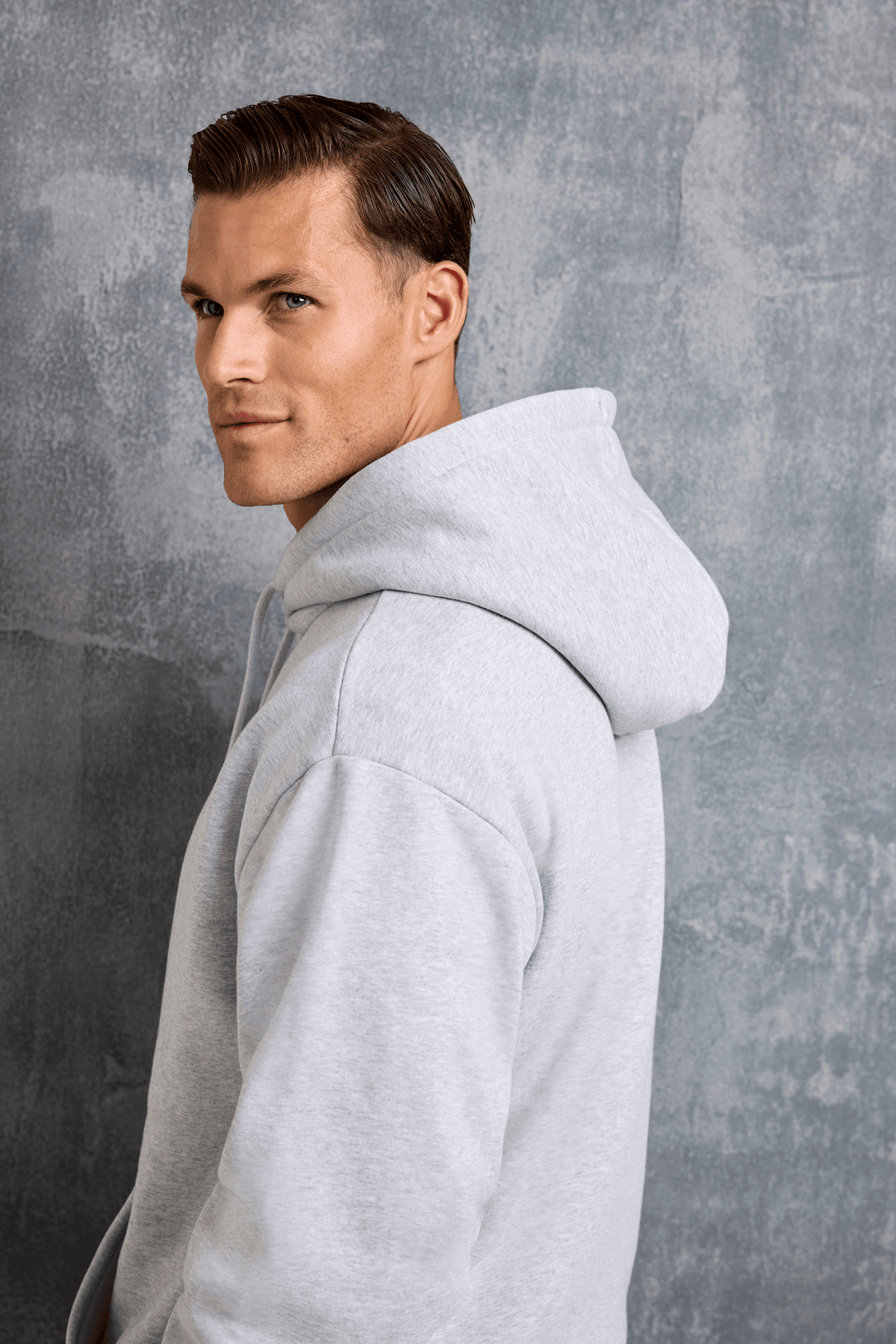 Milan Men's Oversized Heavyweight Cotton Hoodie – view 11