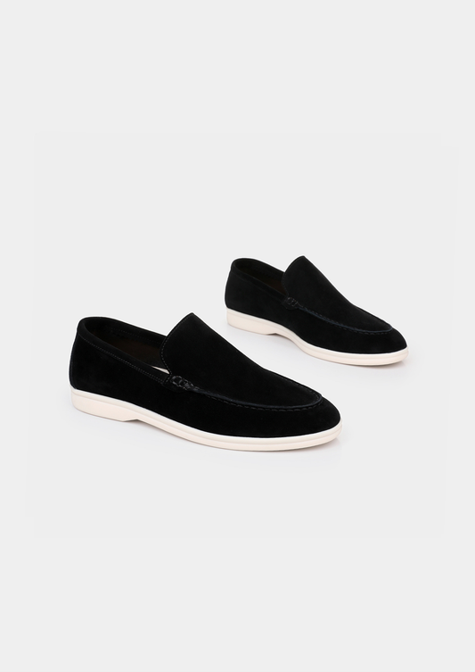 Marina Men's Slip-On Loafers in Black – view 2