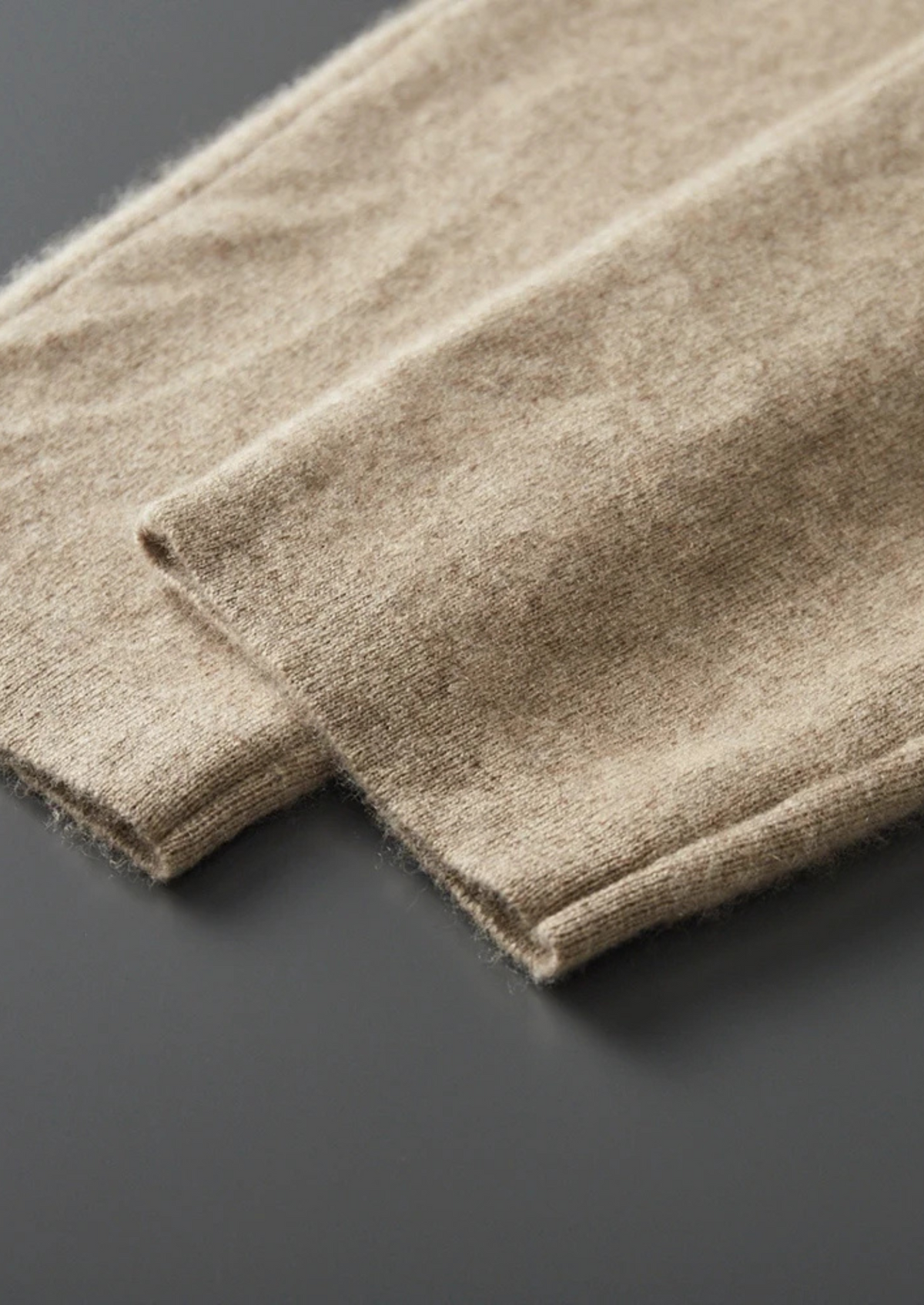 Denis Men's Cashmere Leisure Set in Sand – view 10