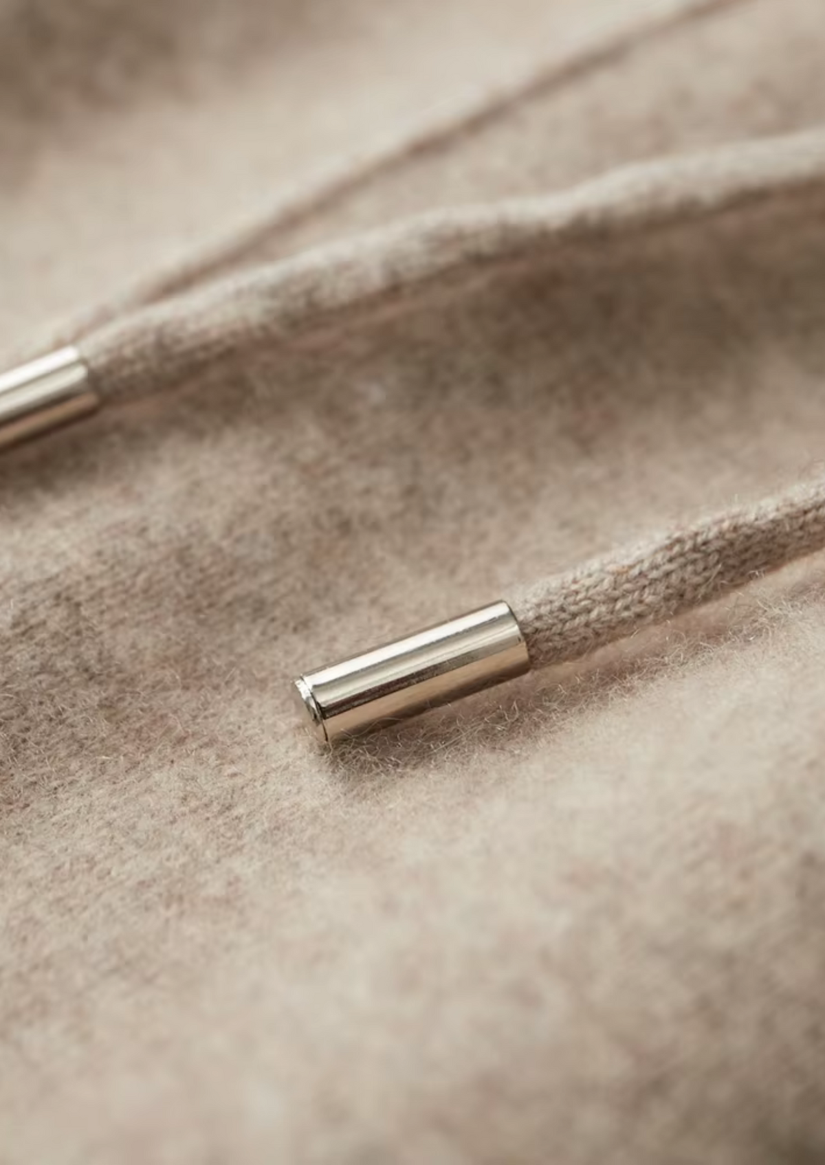 Men's Cashmere Zip Cardigan and Trousers Set in Beige – view 12