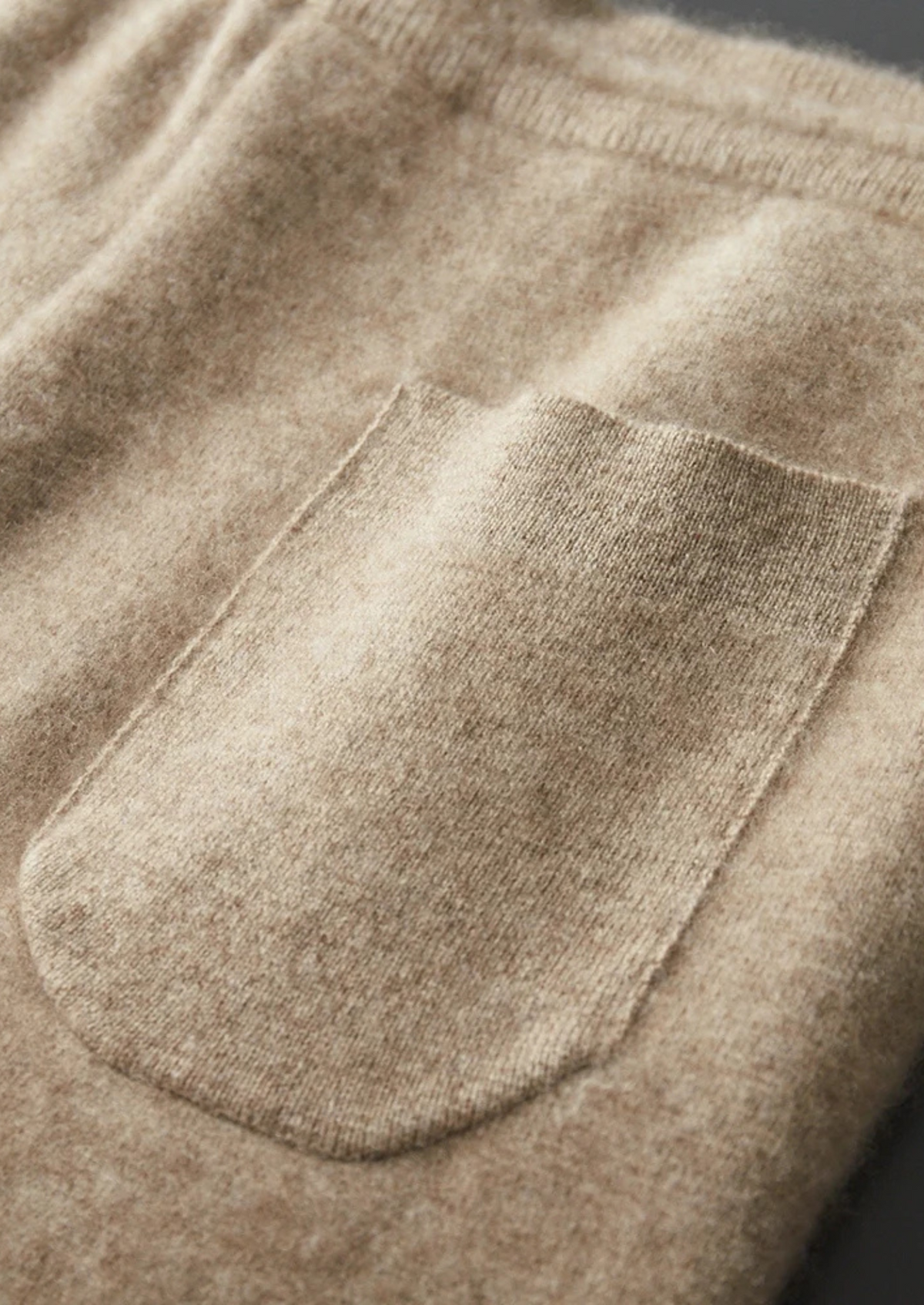 Denis Men's Cashmere Leisure Set in Sand – view 11