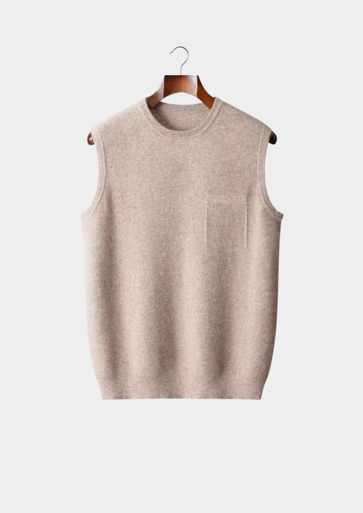 Men's Sleeveless Layering Knitted Vest for Shirts – view 1