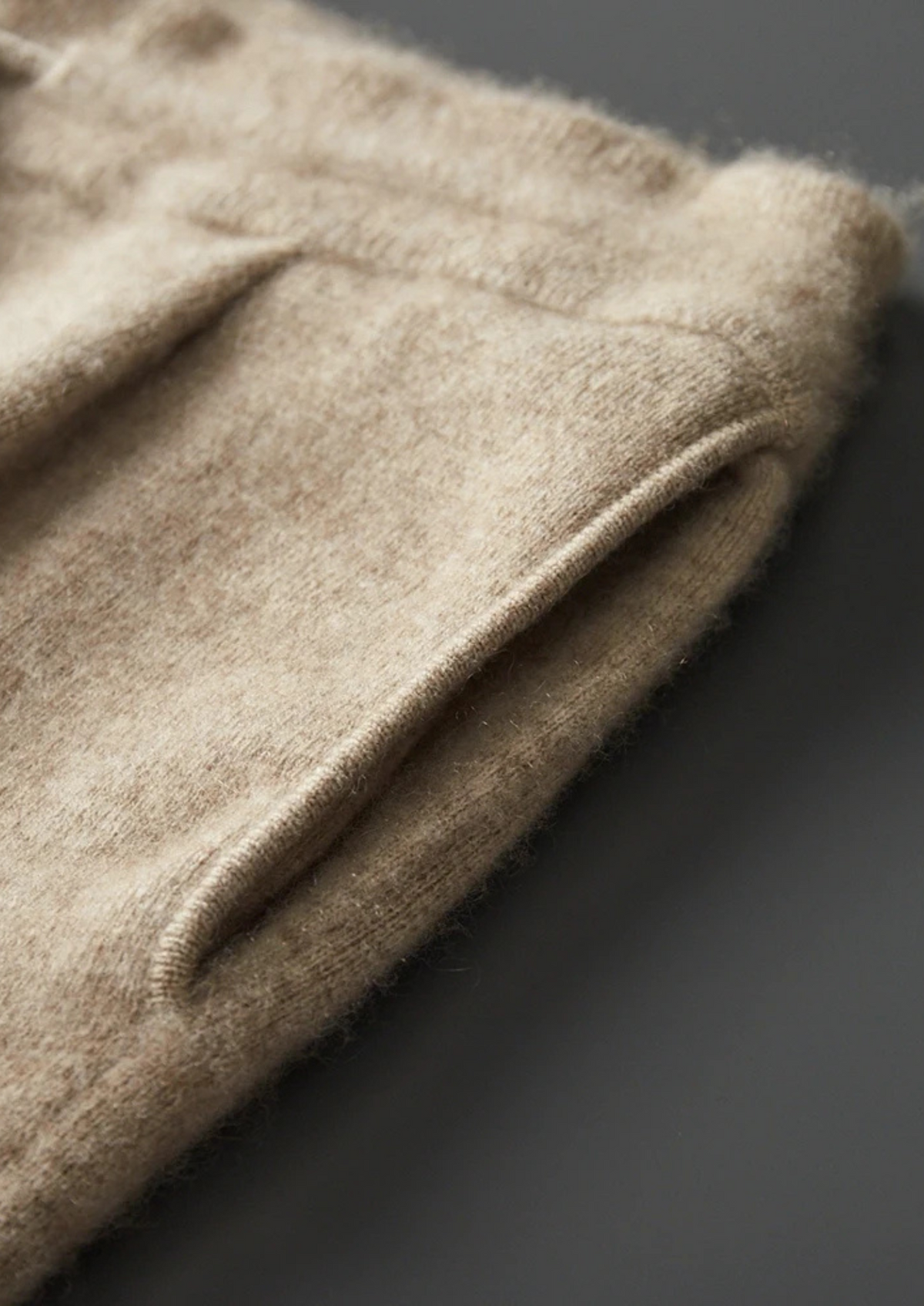 Denis Men's Cashmere Leisure Set in Sand – view 5