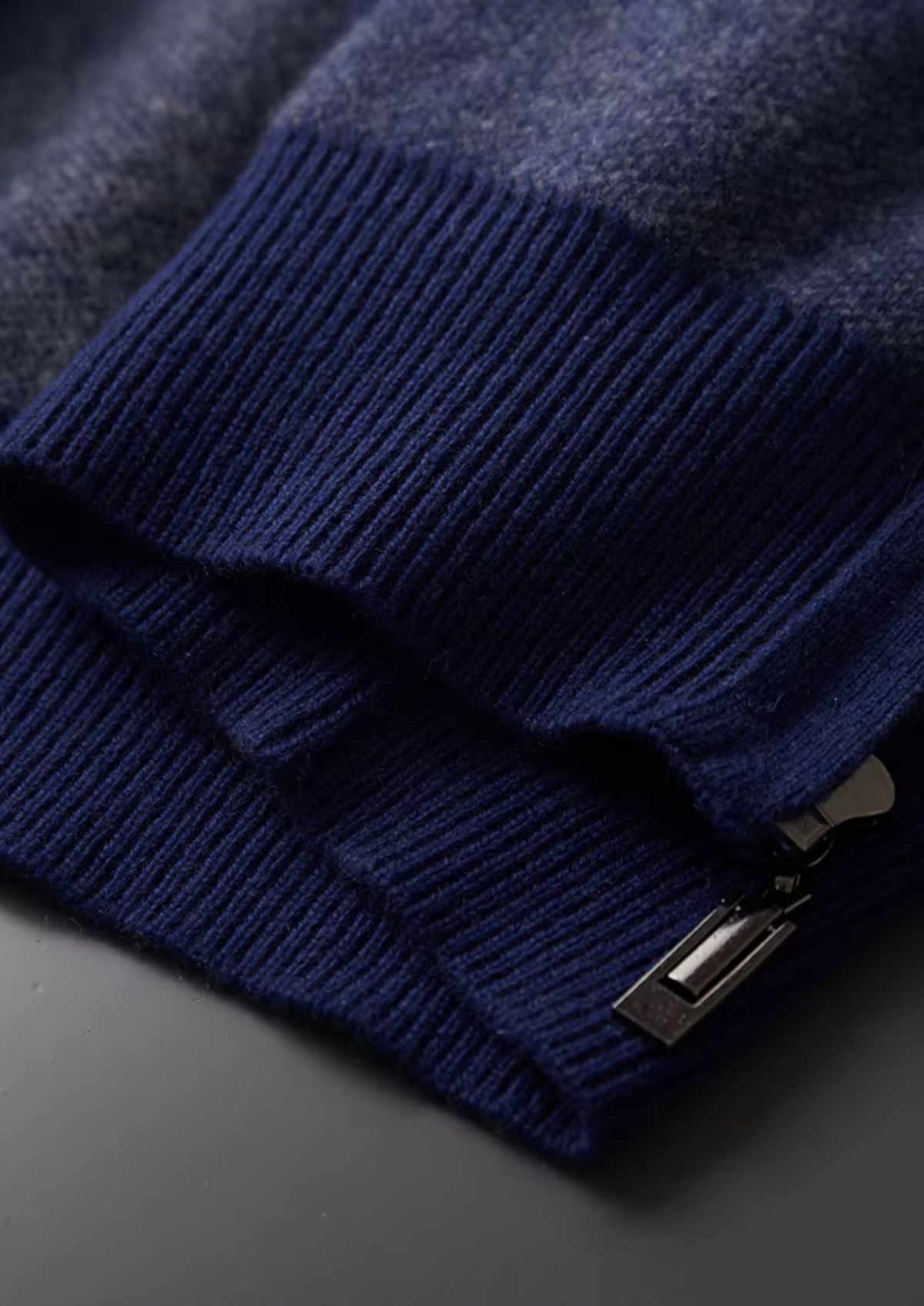 Torino Men's Cashmere Leisure Set in Navy Blue – view 4